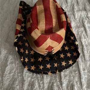 Patriotic Star and Stripe Cowboy Hat